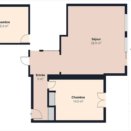 Appartement 200m De La De La Baule, 4 Adultes 1 Enfant *