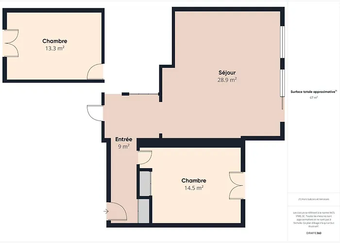 Apartment 200m De La De La Baule, 4 Adultes 1 Enfant *